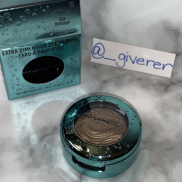 SEA WORSHIP Alluring Aquatic Extra Dimension Eyeshadow Collection MAC - Picture 6 of 16